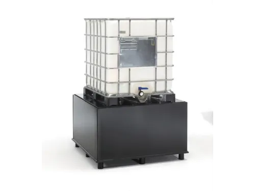Opvangbak Hdpe 800x1345x1345mm V. 1x1000l M. Poten Geperf. Pe Plaat