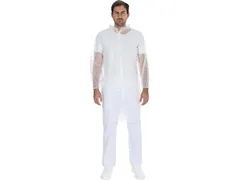 Hygonorm 27439 Bezoekersjassen met drukknopen PP Wit maat L