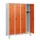 schoollocker,HxBxD 1630x1200x500mm,4vak,vak B 300mm,draaigrendel