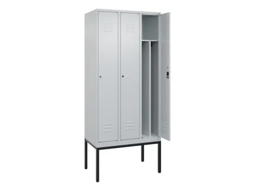 locker voor scheiding van kleding,HxBxD 2120x900x500mm,3vak