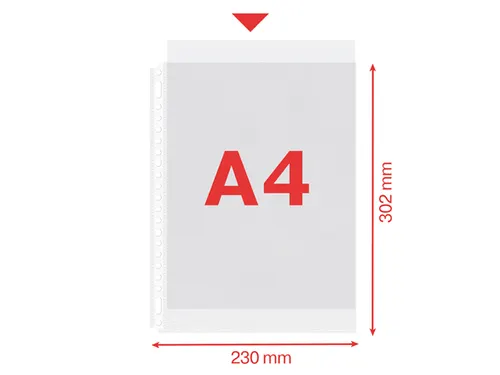 Showtas Esselte A4 23-Gaats Pp 0.08Mm Gestructureerd