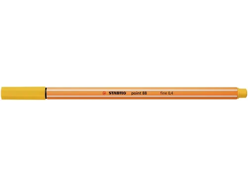 Fineliner STABILO point 88/44 geel 0.4mm