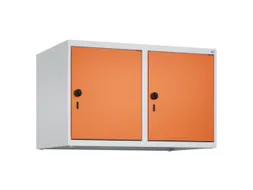 opzetkast,v. locker,2vak.,vak B 400mm,HxBxD 500x800x500mm,vleugeldeur