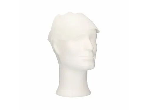 Pp Non Woven Pet Met Klep Wit 'peak Cap' 1000 Stuks