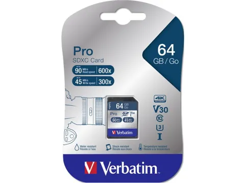 Pro U3 Sdxc Card 64Gb