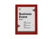 Europel Infokader Zelfklevend A5 2 stuks/Rood