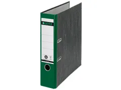 Ordner Leitz 1080 A4 80mm groen gewolkt 100% gerecycled karton