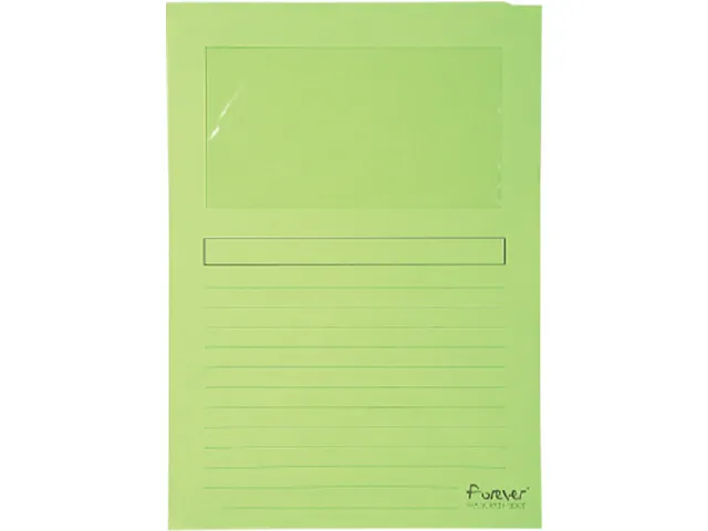 Venstermap Exacompta Forever L-map 120gr karton Lichtgroen