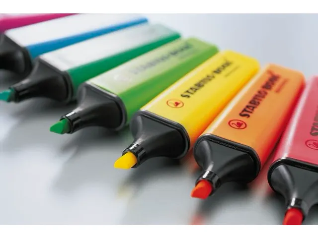 Markeerstift STABILO BOSS Original 70/10 assorti 4 kleuren 10 Stuks