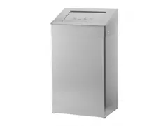 Afvalbak 50 Liter RVS anti-fingerprint Met Push Deksel