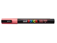 Verfstift Posca PC3M Fijne punt 0,9-1,3mm Koraal
