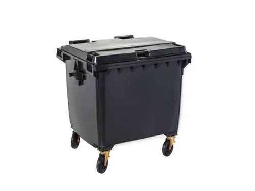 Contivia 4,vuilnisbak 4wielen 1100 L grijs