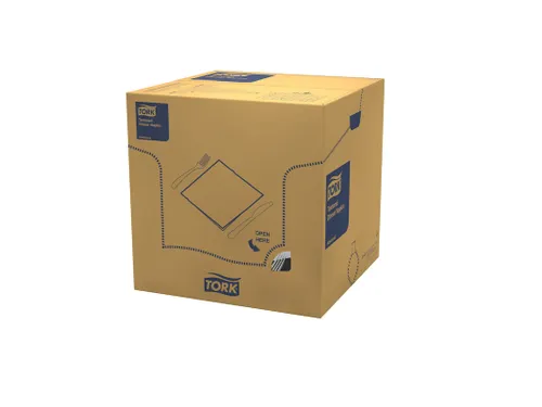 Tork 509419 Textured Dinnerservet zwart 39x39cm 1000 Stuks