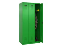 locker,HxBxD 1850x900x500mm,3vak,vak B 300mm,cil.-slot,staand op vloer