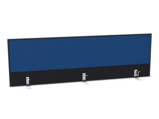 opzetpaneel,v. bureau,aanbouw achter,B 1800mm,CC-zwart,BN6016-blauw - 1