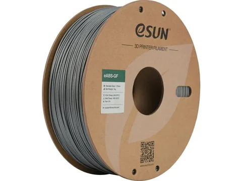 eSUN 3D printer Filament eABS-GF 1,75mm Zilver 1kg