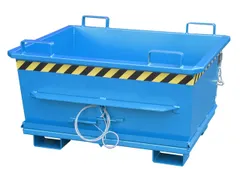 Bodemklepcontainer Hxbxd 721x1040x1200mm 0.50m³ 1000kg Ral5012