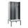 locker met bank,voor scheiding van kleding,HxBxD 2120x900x815mm,3vak