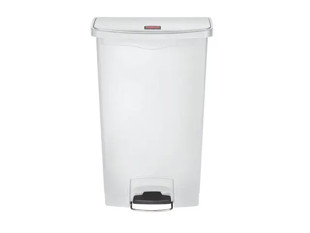 Pedaalemmer Rubbermaid Slim Jim Step On 68 Liter wit