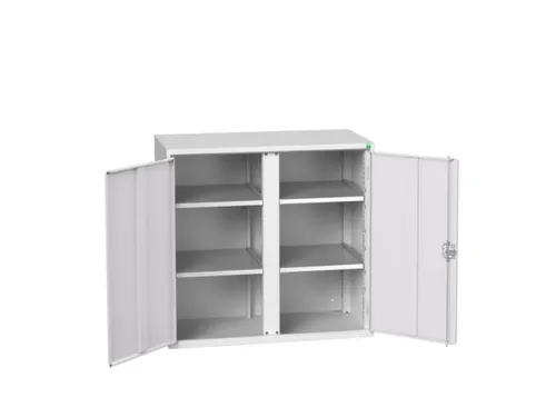 universele kast,HxBxD 1000x1050x550mm,4xStalen bodem,draaigrendelslot