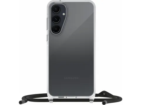 React Necklace Hoesje met koord Galaxy A55 5g transparant