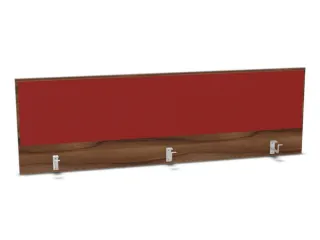 opzetpaneel bureau aanbouw achter NP-tiepolo nut BN4011-rood 1800mm - 1