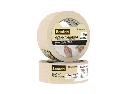Afplaktape Scotch Classic 48mmx50m beige