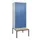 PBM-locker met bank,HxBxD 2120x800x815mm,2vak,vak B 400mm,cil.-slot