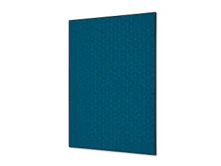Wanddecoratie Textiel Set A1 Hexagon Blauw - 1