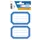 Boek Etiket Herma 5714 82x55mm Blauwe rand gelinieerd 12 stuks