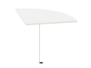 koppelelement voor bureau,90 °,HxBxD 720-840x800x800mm,rond,Bl-wit - 2