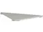 koppelelement voor bureau,90 °,BxD 800x800mm,blad lichtgrijs,hoekig