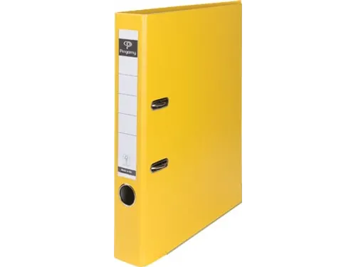 Ordner A4 Geel PP en papier 50mm