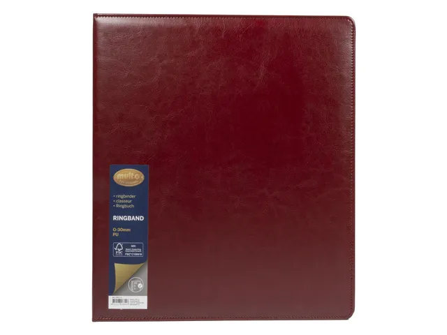 Ringband Multo Hannibal A4 23r O-30mm bordeaux kunstleder