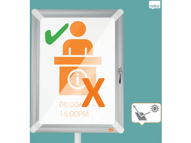 info vloerstandaard Premium Plus, afsluitbaar, ft A3