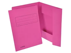 Dossiermap 3 Kleppen Fuchsia A4 250 Gram