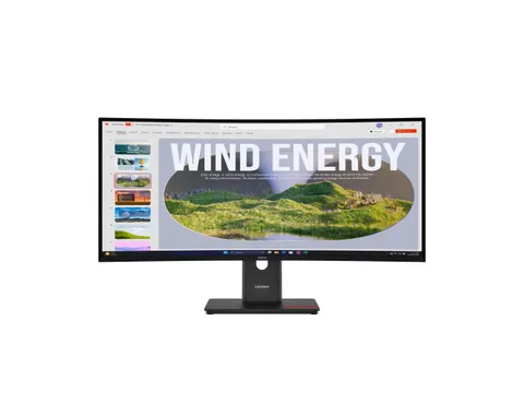 Lenovo ThinkVision T34WD-40 Monitor 34 Inch Wide Quad HD LED Zwart