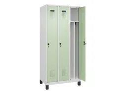 locker voor scheiding van kleding,HxBxD 1950x900x500mm,3vak