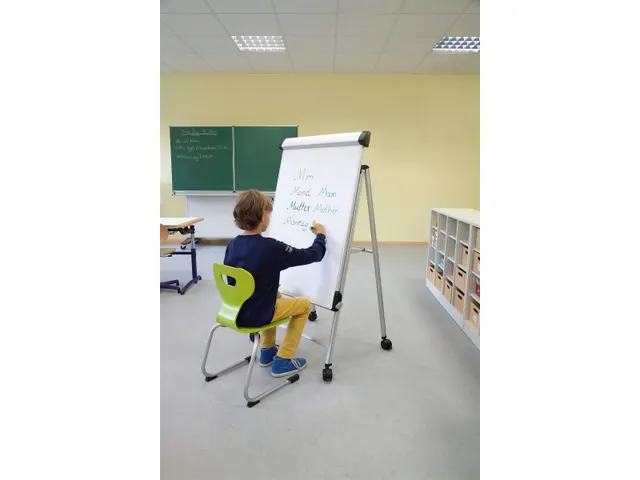 Verrijdbare flipover MAULpro Vierpoot Gelakt staal