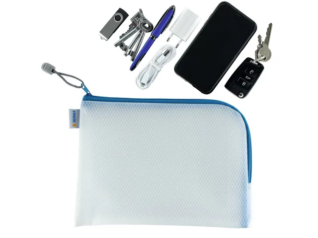 Pochette universelle A5 26x20cm bleu