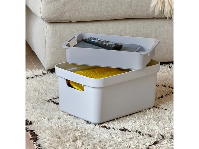 Sigma Home tray maat S lichtgrijs - buitenmaten 24,4x16,1x4,4cm