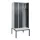 locker met bank,voor scheiding van kleding,HxBxD 2120x900x815mm,3vak
