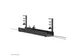 Neomounts ADS07-121BL Kabelgoot - max 5 kg - klembevestiging - univers