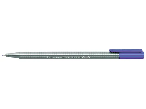 Fineliner Staedtler Triplus 334 blauw 0.3mm