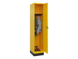 locker,HxBxD 1950x400x500mm,1vak,vak B 400mm,draaigrendel,sokkel