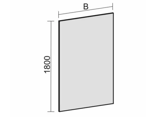 scheidingswand,v. kantoor-scheidingswand,textiel,HxB 1800x1200mm