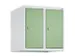 opzetkast,v. locker,2vak.,vak B 250mm,HxBxD 500x500x500mm,vleugeldeur