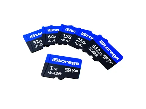 iStorage microSD card | 3 pack | 512GB, 512 GB, MicroSDXC, Klasse 10,