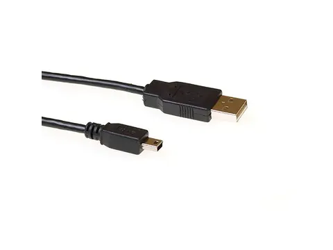 Kabel ACT USB 2.0 A male - USB mini B5 male 3 meter