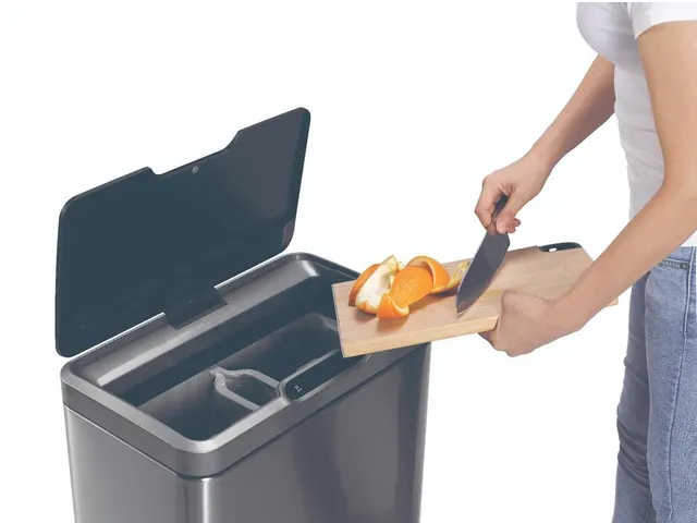 Afvalbak Voor Afvalscheiding Mirage Sensor Bin 40 Liter Mat Rvs